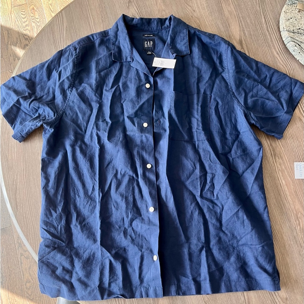 Men’s GAP Linen-Cotton Resort Shirt